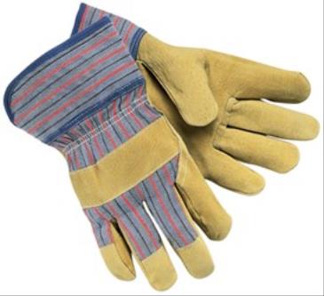 Memphis® Split Pigskin with Canvas Back Gloves