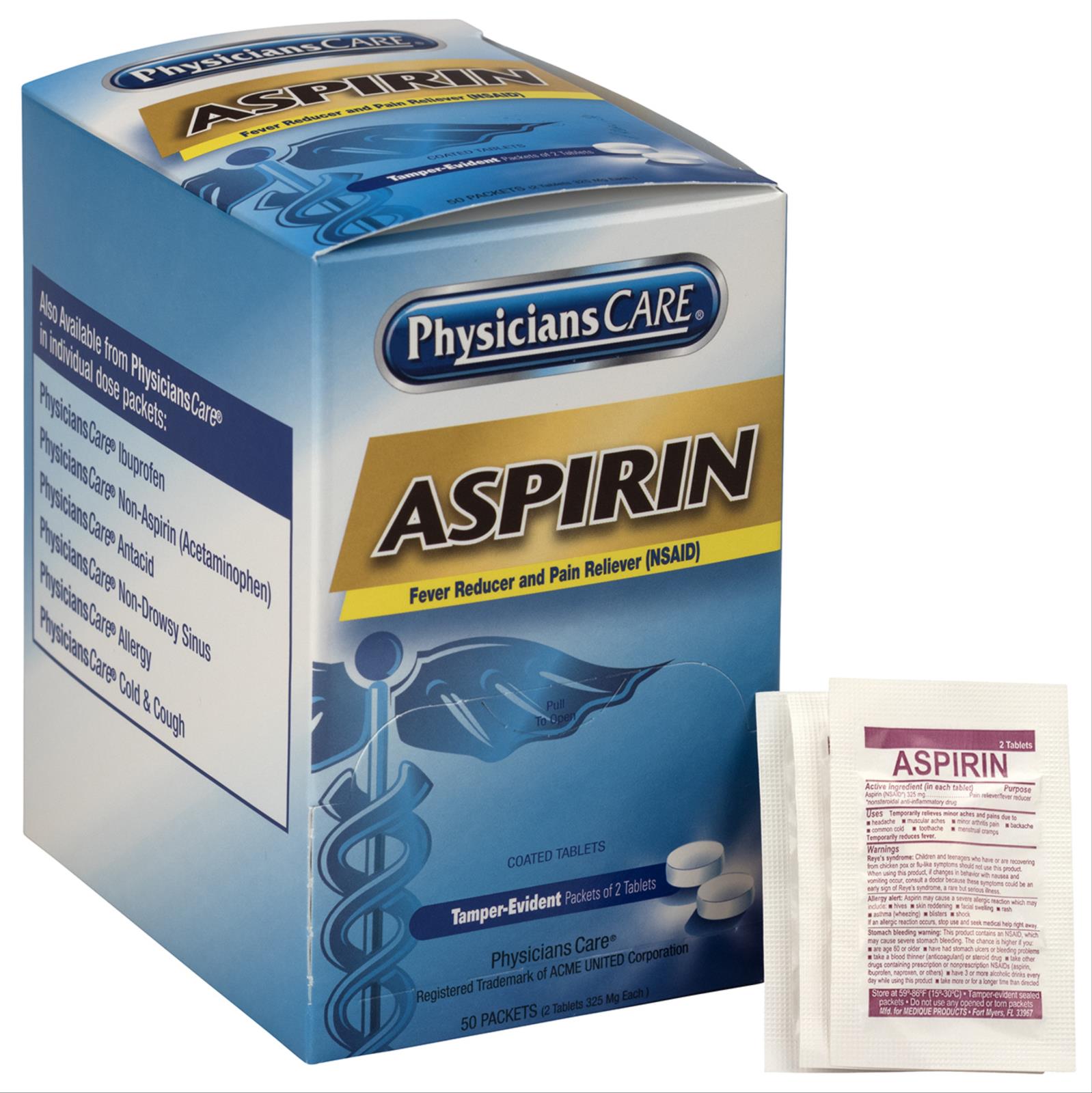 First Aid Only® Aspirin Tablets