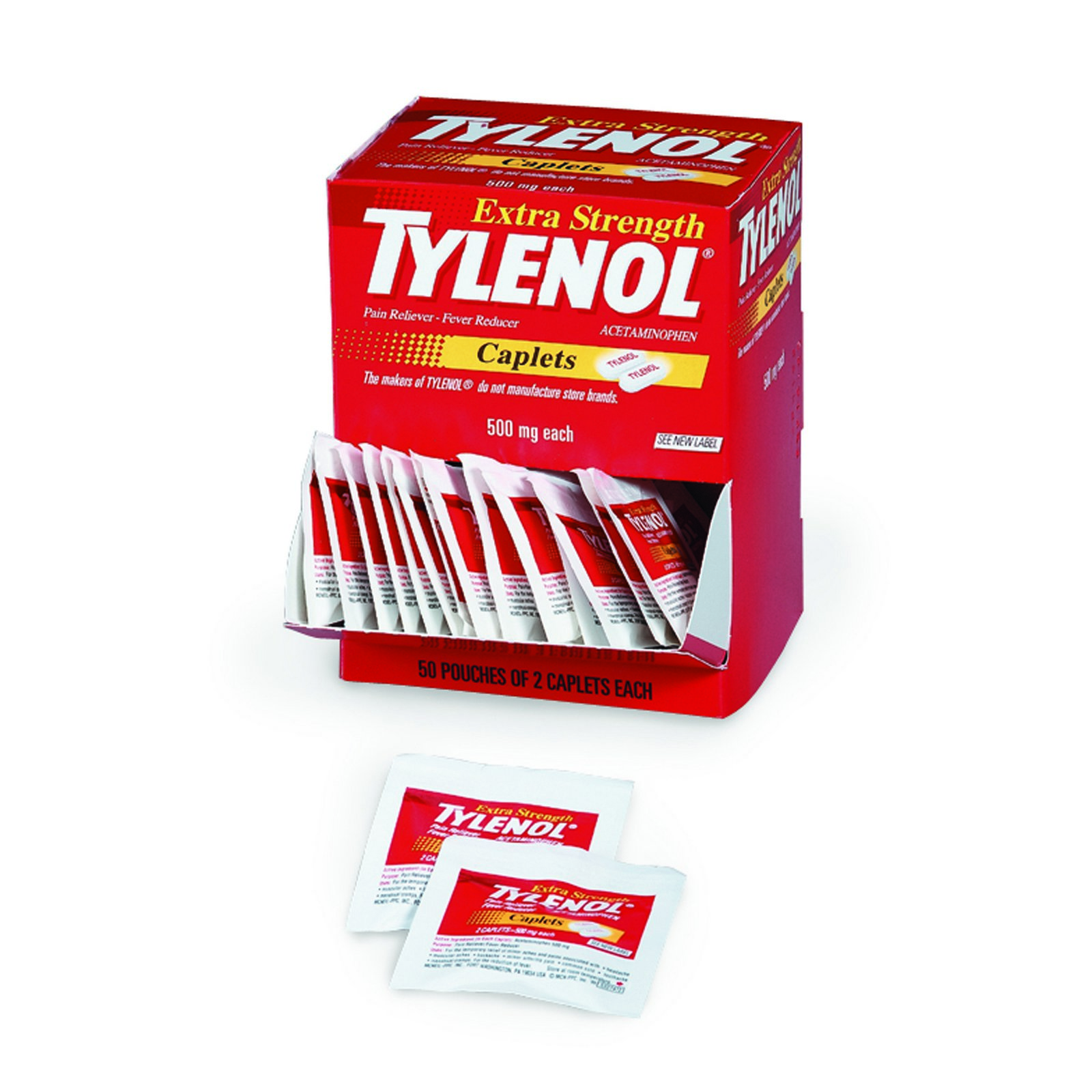 First Aid Only® Tylenol® Extra Strength Caplets