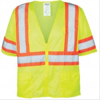 Two Tone Mesh Reflective Safety Vest, Class 3