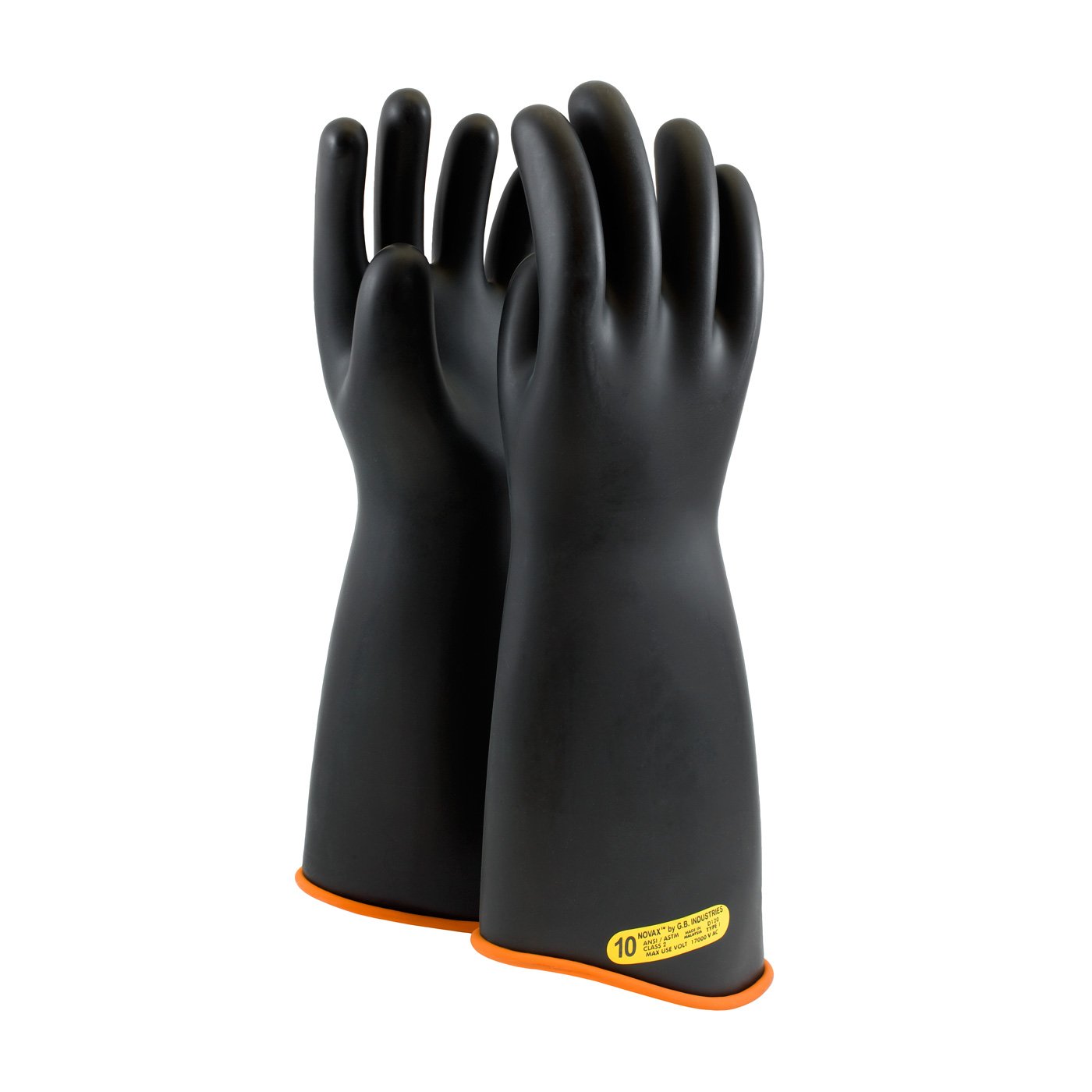 Novax™ Rubber Insulating Gloves with Contour Cuff, Class 2