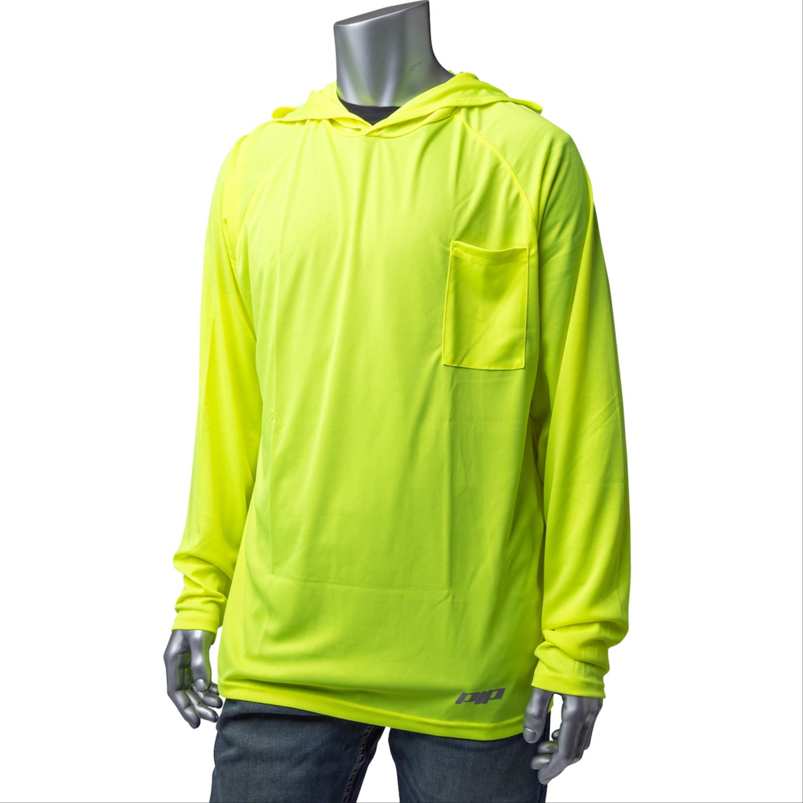 Quick Dry Hooded Long Sleeve T-Shirt, Non-ANSI