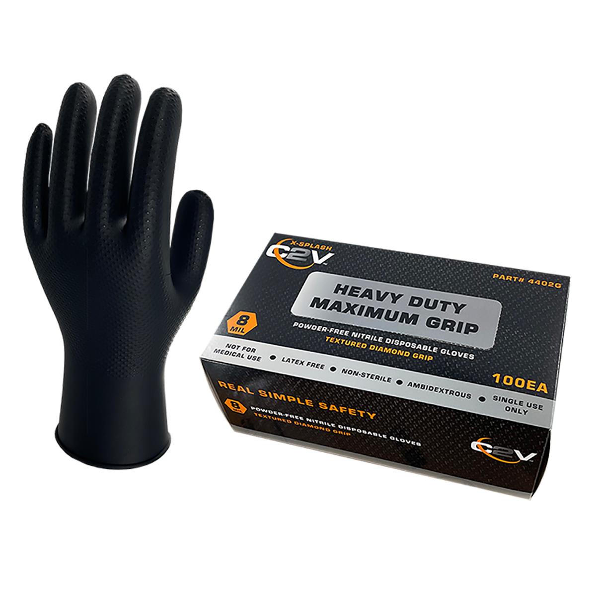 X-SPLASH Heavy Duty Nitrile Gloves