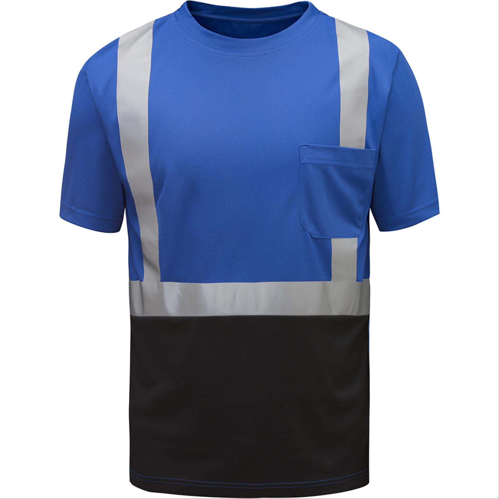 Short Sleeve Shirt with Reflective Tape