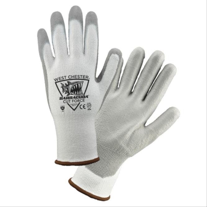 Barracuda Glove, White HPPE Shell, Cut Level A5