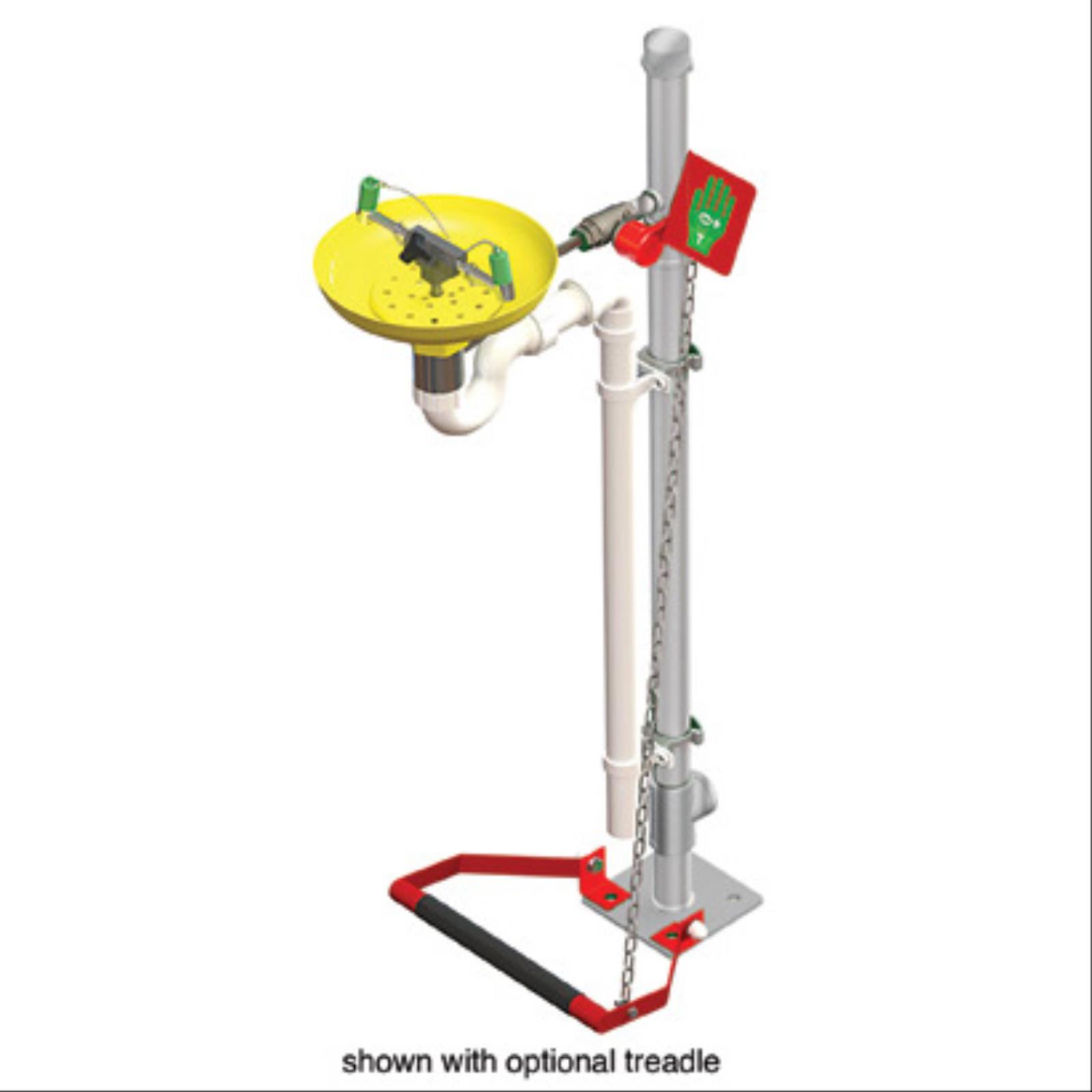Hughes Pedestal Mounted Range of Eye/Face Wash Stations