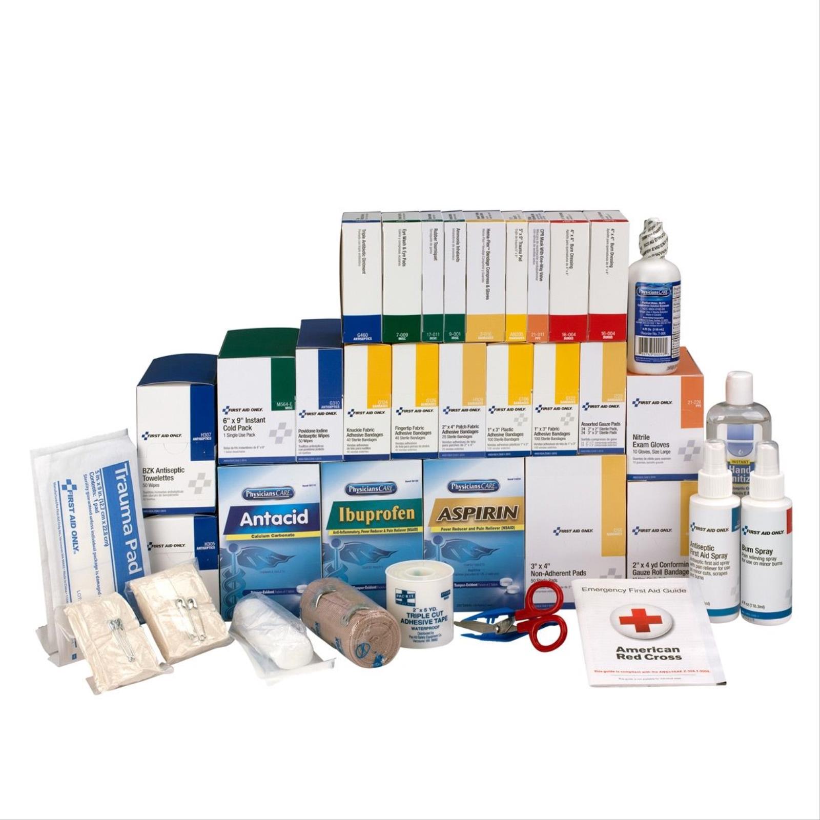 First Aid Only® 4 Shelf First Aid Refill with Medications, For Class B+ Kits