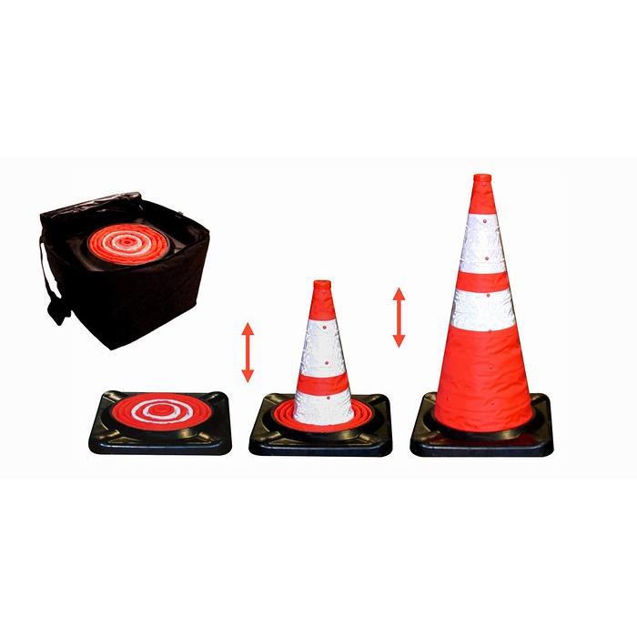Collapsible Cone Kit with Five 28" Cones & Storage Bag