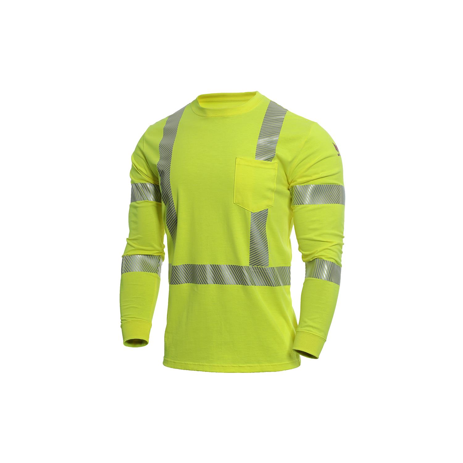 DRIFIRE® STRONGKNIT™ Hi-Vis Long Sleeve Shirt, Flame Resistant, Arc Rated, Class 3 Type R