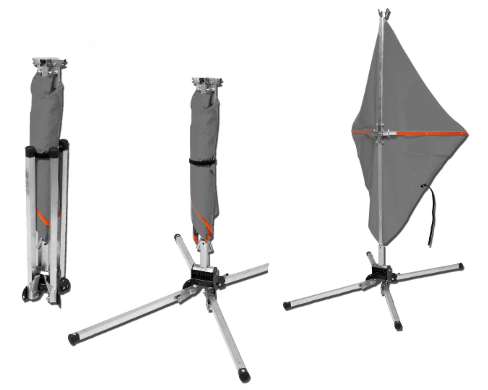 Safety Products Inc Temporary RollUp Sign Stands