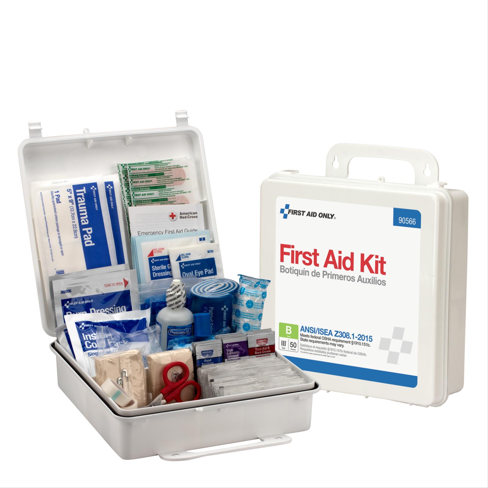 First Aid Only® ANSI B Compliant, 50 Person First Aid Kit