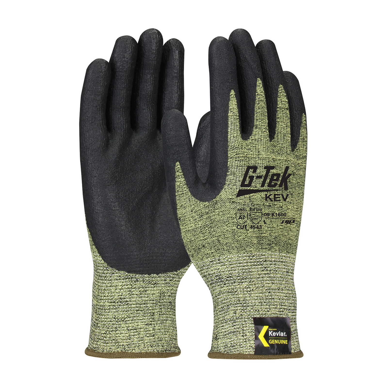 G-Tek&reg; KEV&trade; Nitrile Coated Foam Gloves, Cut Level A7