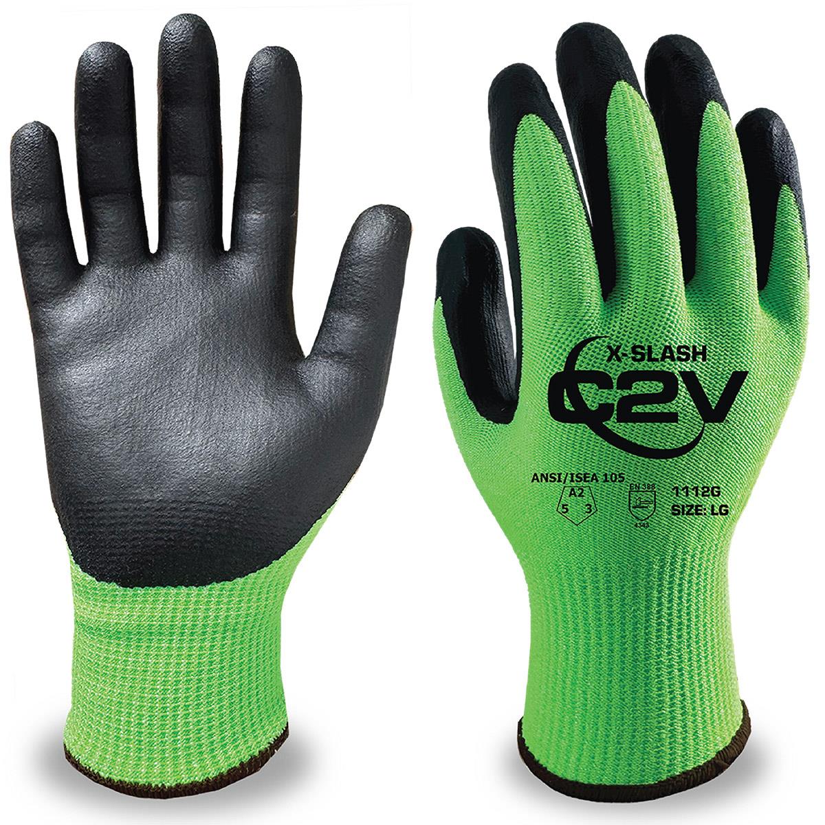 X-SLASH Black Foam Palm Coating, 13 Gauge, Cut Level A2