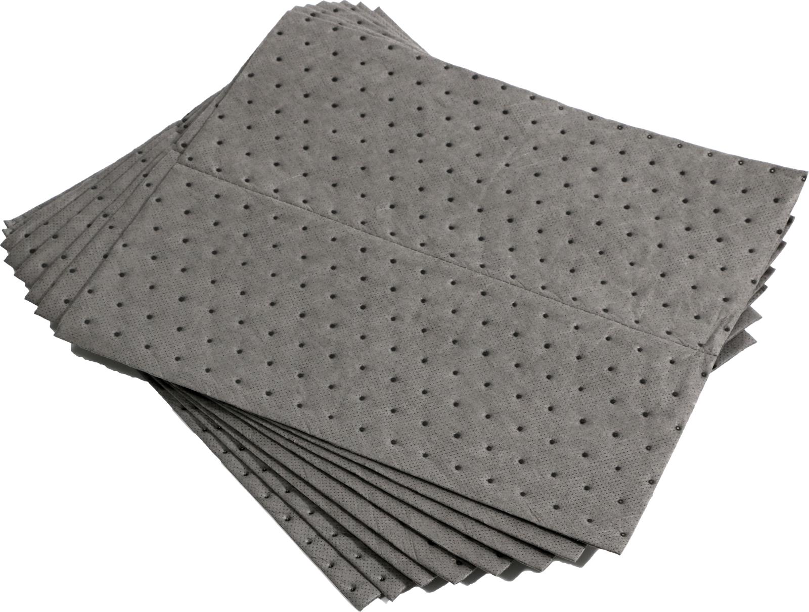 Gray Dimpled Absorbent Pads, Universal