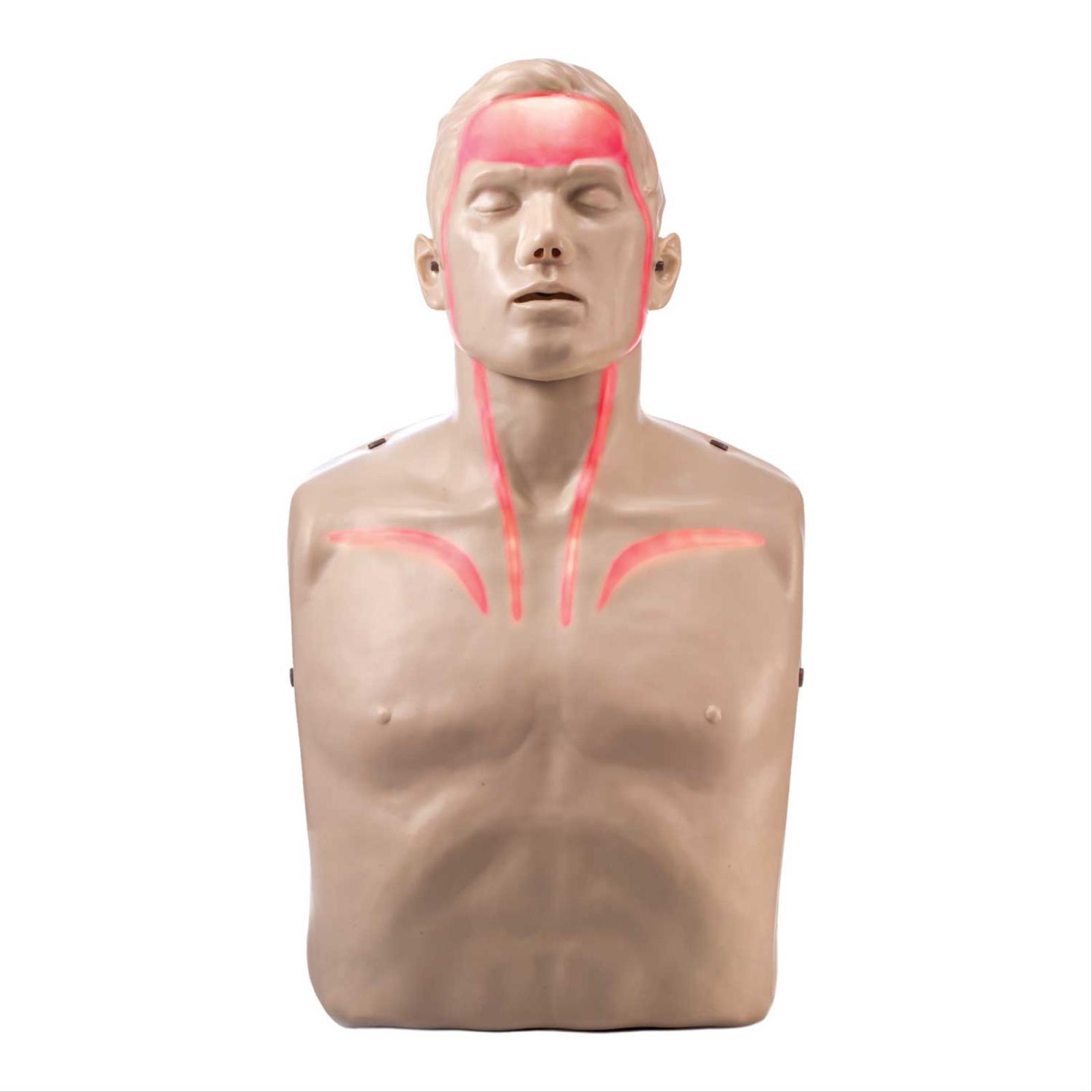 Brayden LED CPR Manikin with Blood Flow Circulation, Red Lights