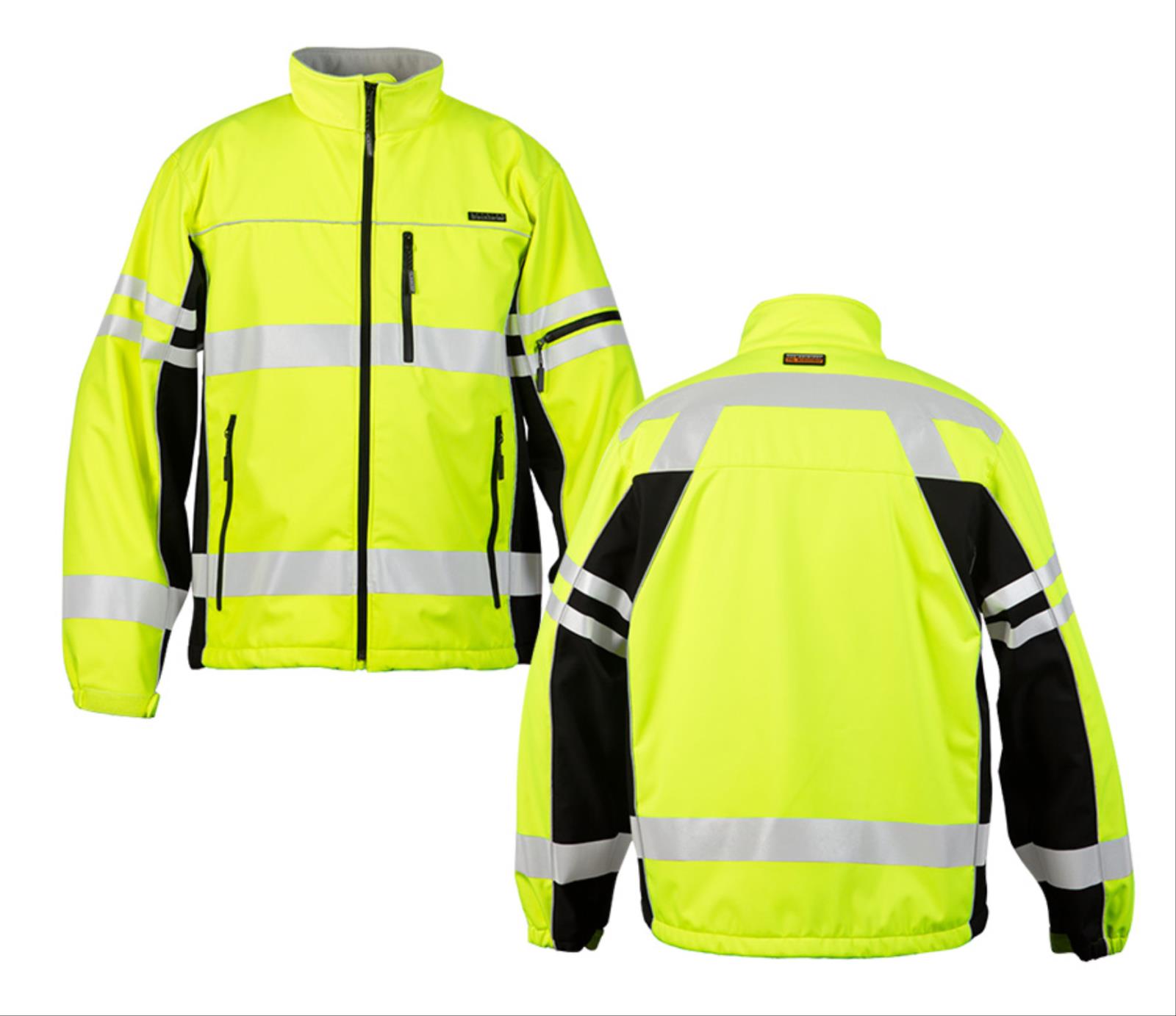 Safety Products Inc - Premium Black Series® Soft Shell Jacket, Class 3 ...
