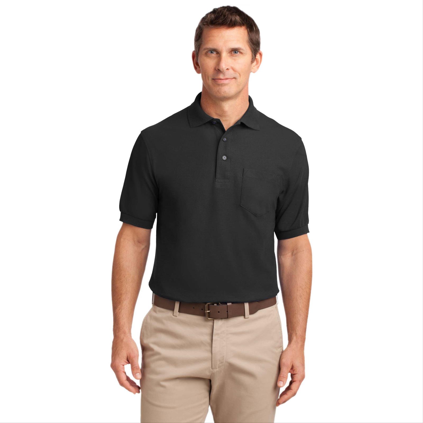 Safety Products Inc - Port Authority® Silk Touch Polo with Pocket