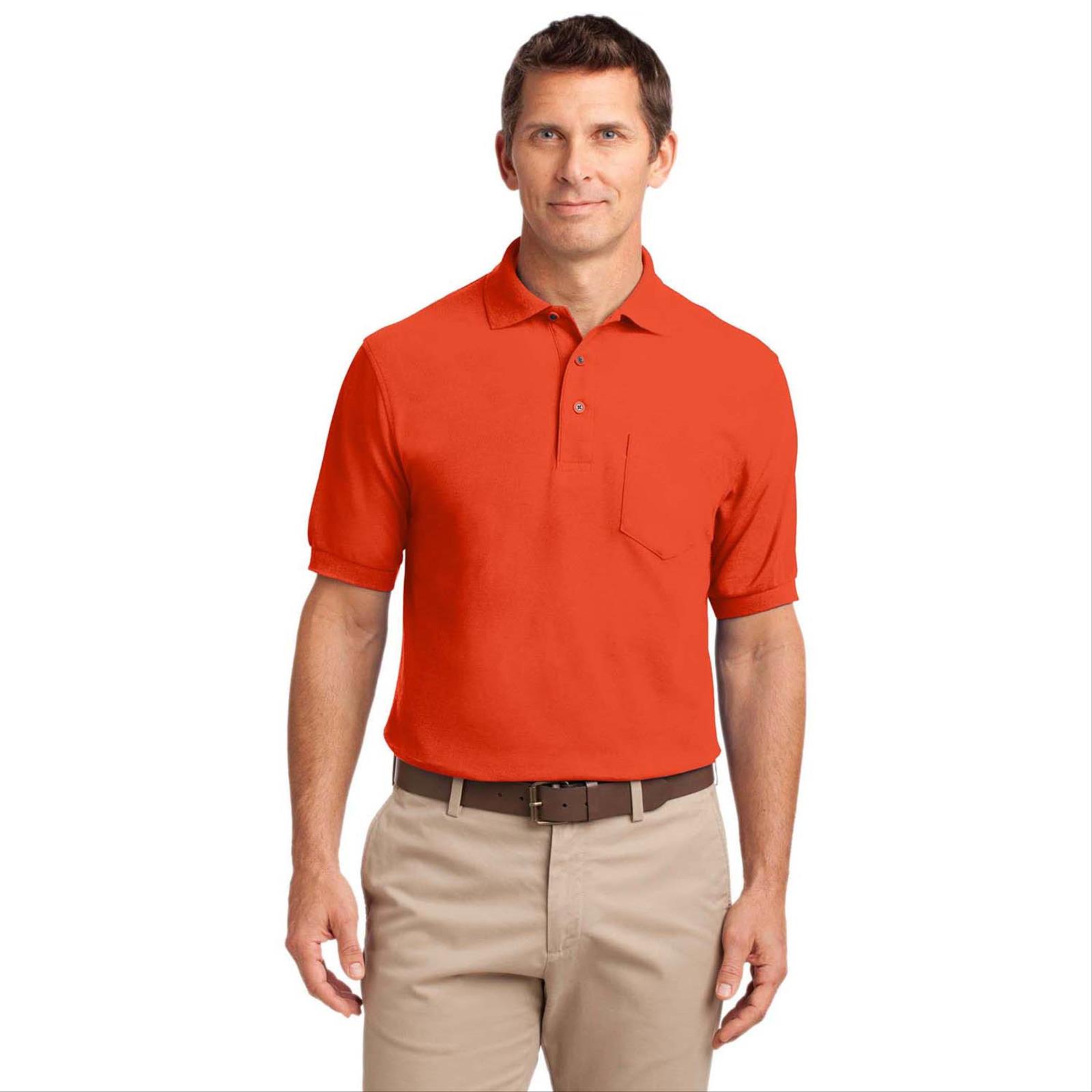 Port Authority® Silk Touch Polo with Pocket