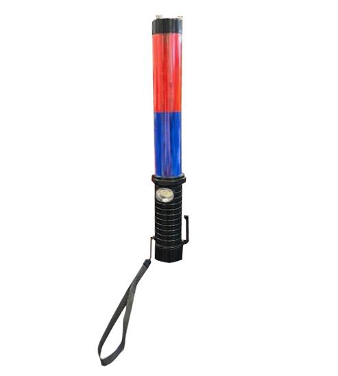 Rechargeable Traffic Baton Flashlight and Siren Combo