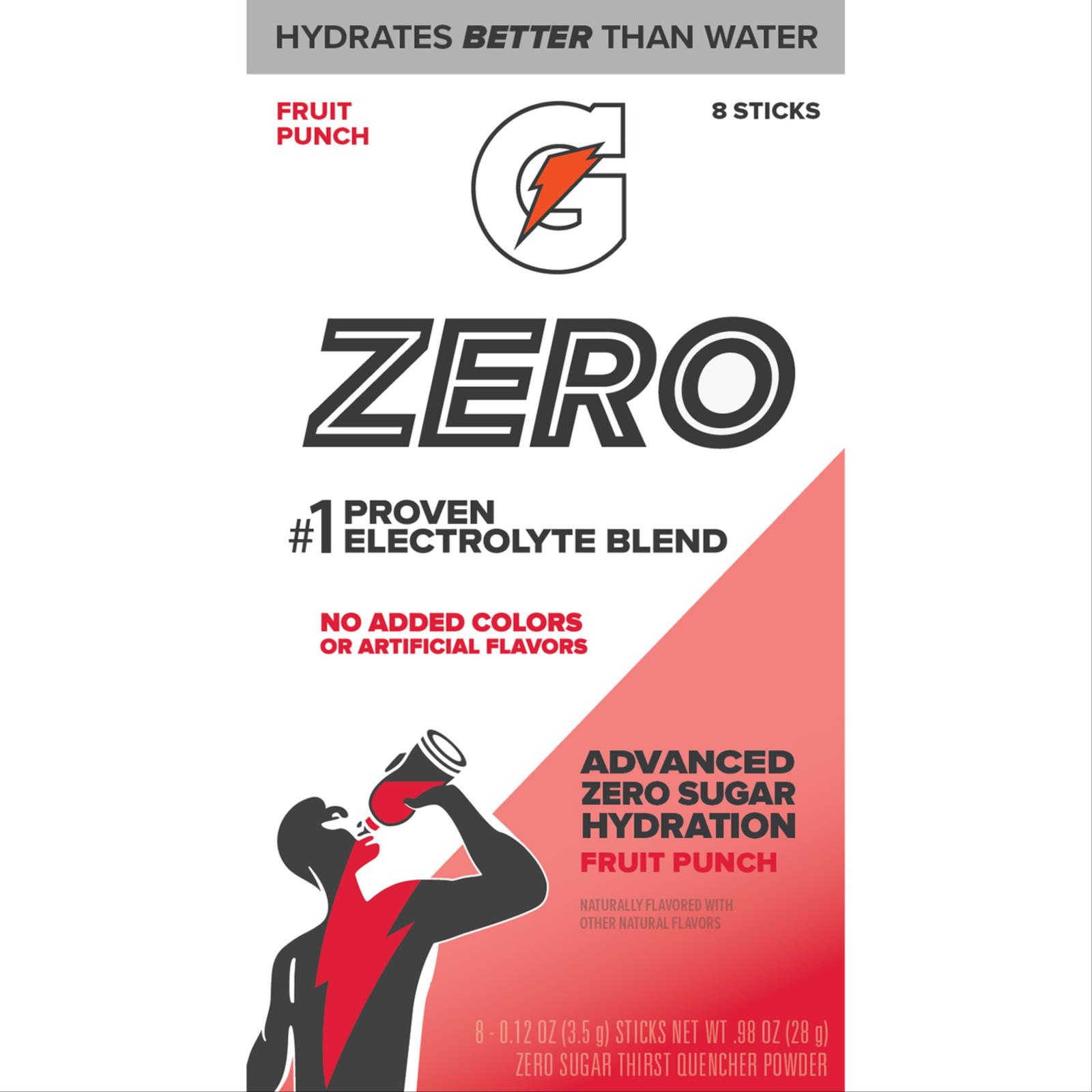 G Zero, Single Serve Packs, Sugar Free