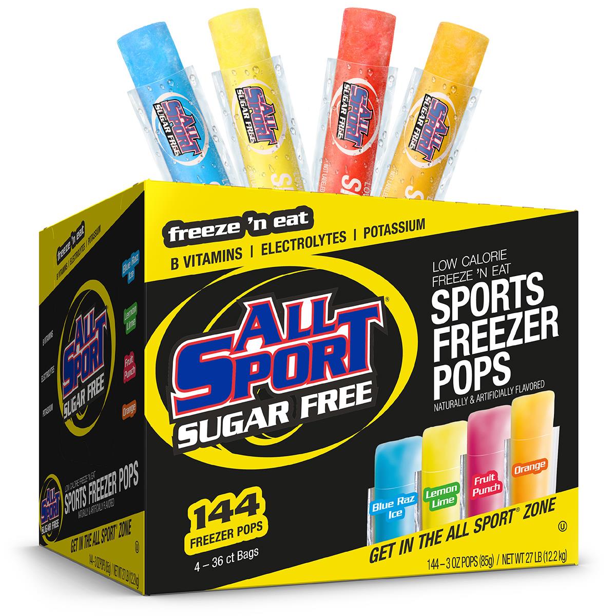 All Sport&reg; Sugar Free Freezer Pops