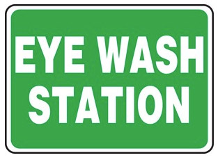 Eyewash Station Signs