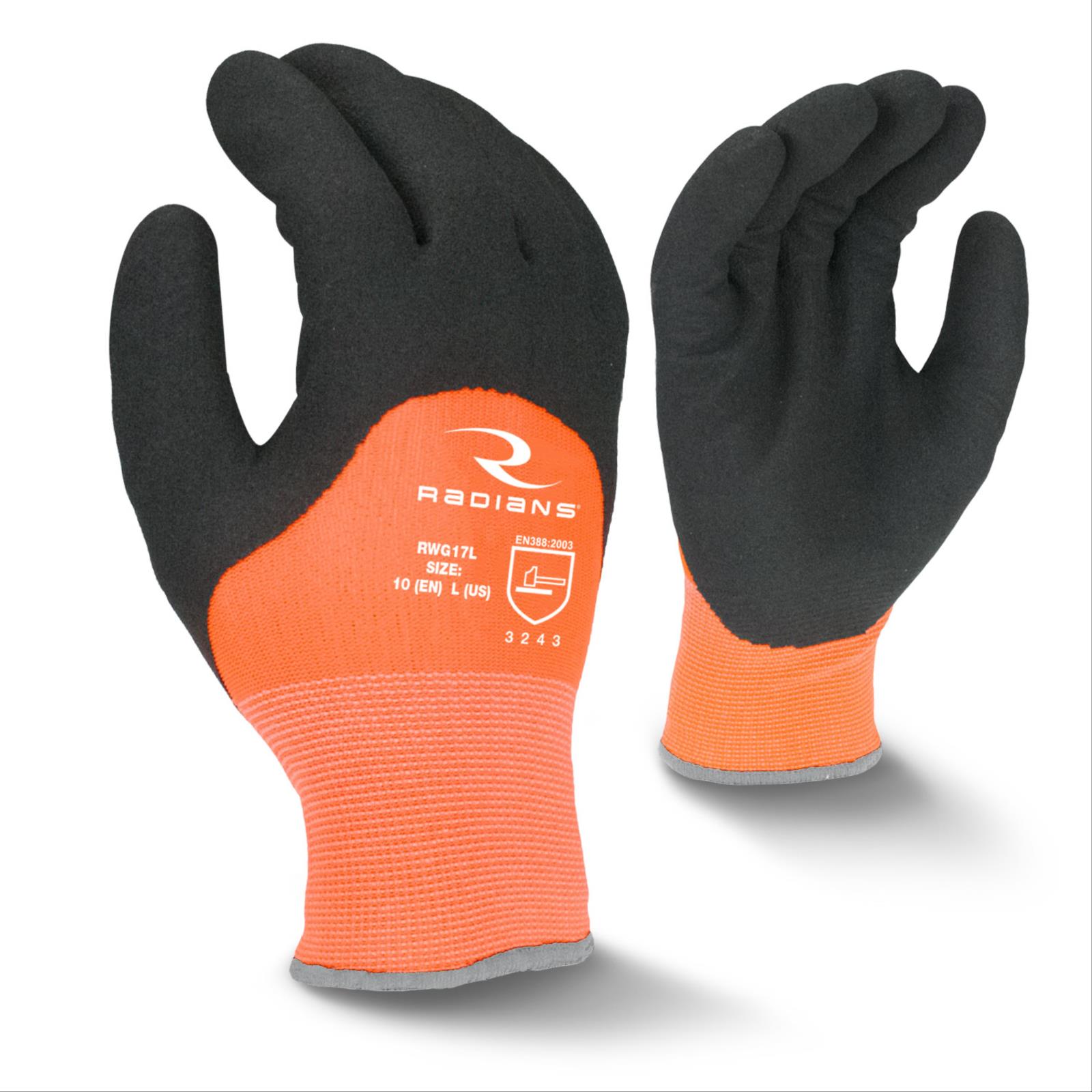 Radwear™ Cold Weather Latex Coated Gloves, Cut Level A2