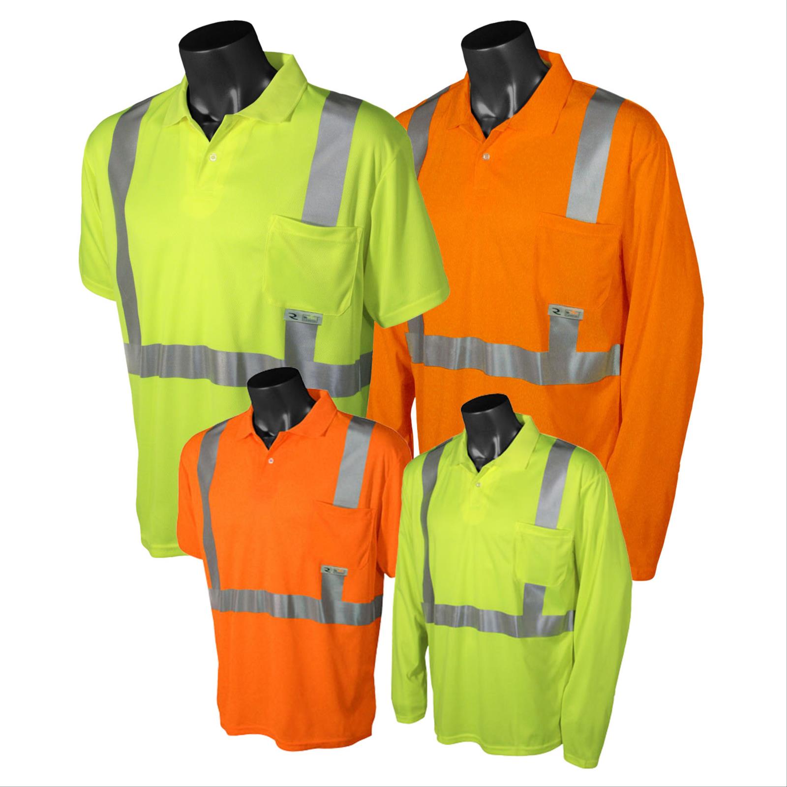 Radwear™ ST12 and ST22, Max-Dri™ Moisture Wicking Mesh Polo, Class 2 Type R