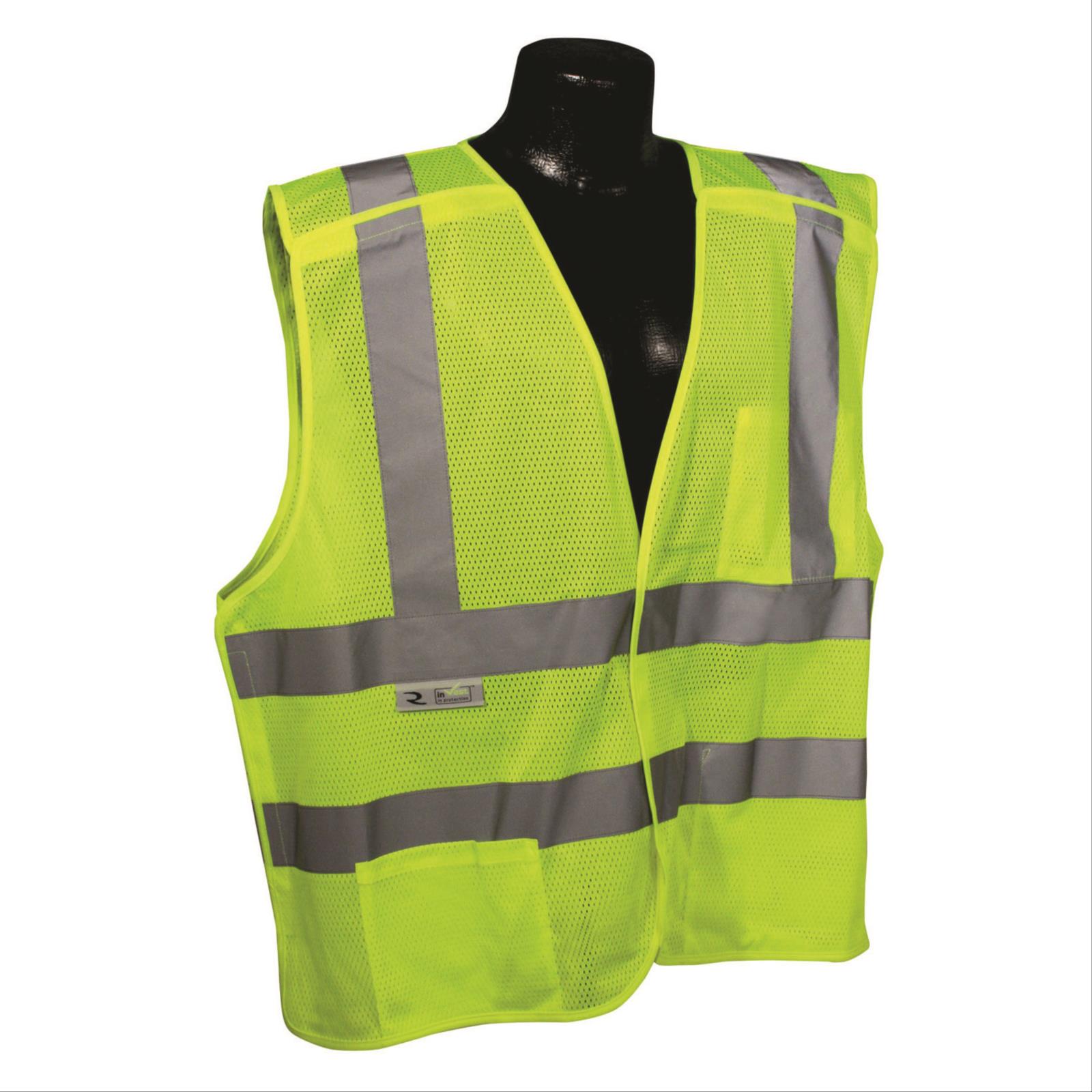 Radwear™ Self-Extinguishing 5-Point Breakaway Mesh Vest, Class 2 Type R