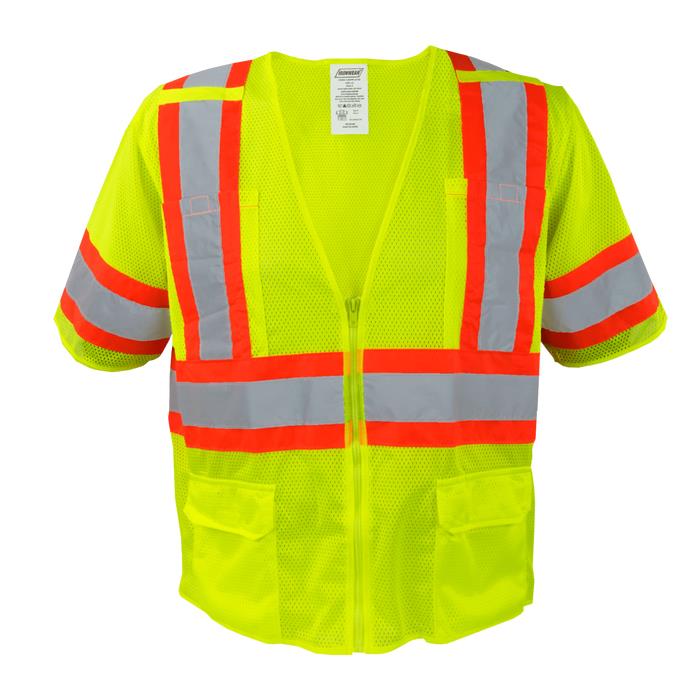 Two Tone Reflective Safety Vest, Class 3 Type R