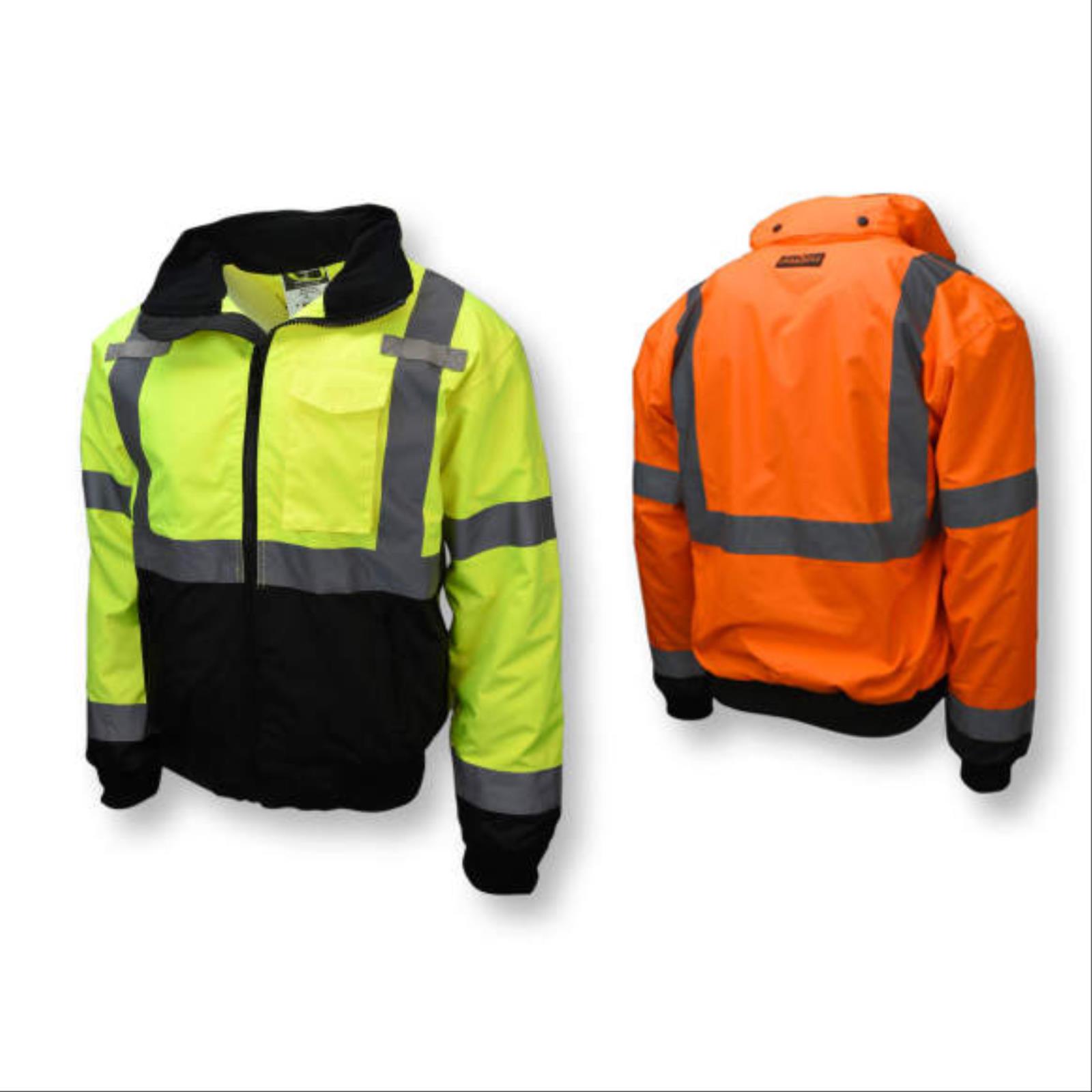 Radwear™ 2-IN-1 Hi-Viz Black Bottom Bomber Jacket, Class 3 Type R