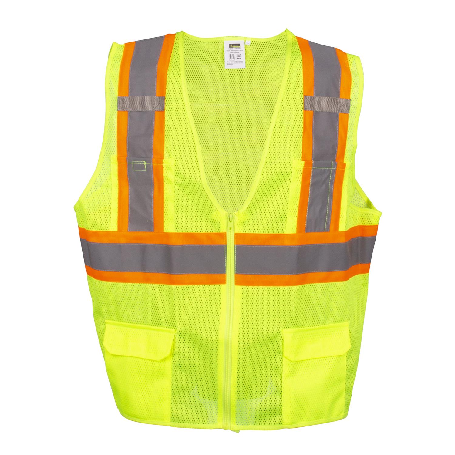 Surveyor Two-Tone Safety Vest, COR-BRITE®,Class 2 Type R