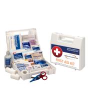 ANSI COMPLIANT 25 PERSON FIRST AID KIT PLASTIC CASE