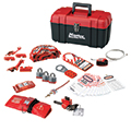 A variety of lockout devices are included in lockout stations and kits, which are essential components of a facility lockout/tagout (LOTO) program.
