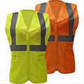 Providing female workers with proper fitting high-visibility clothing.